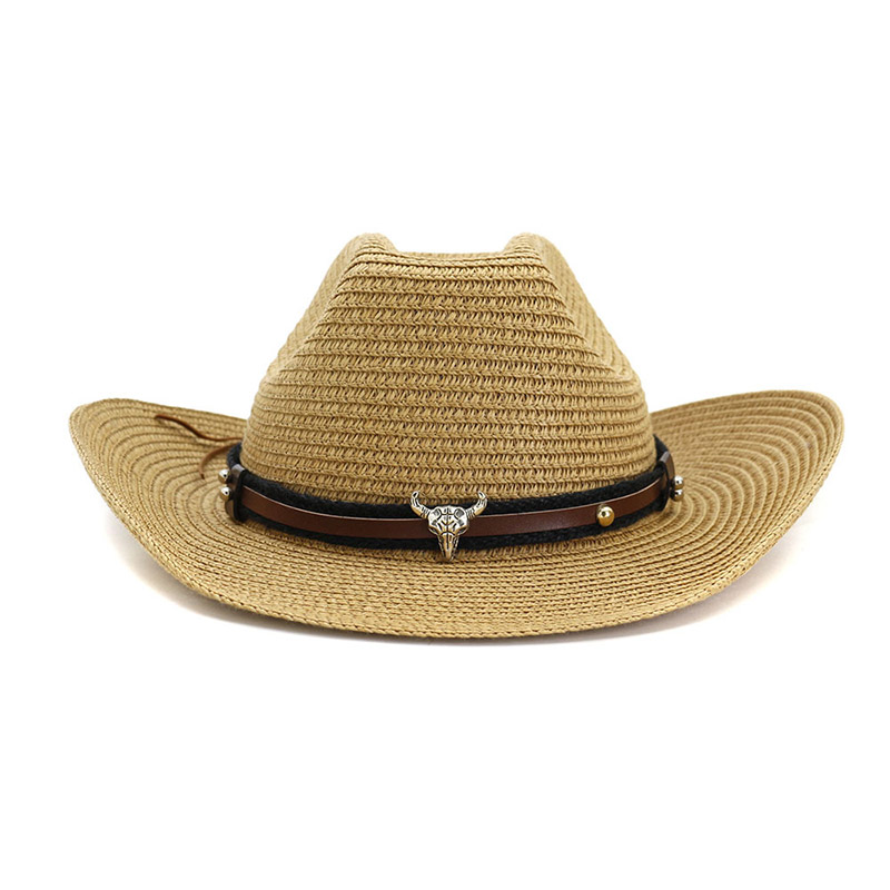 Topi Jerami Koboi Bull Band