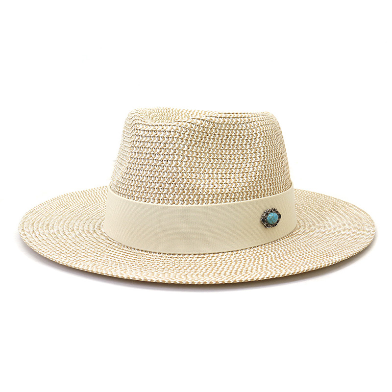 Lencana Kustom Topi Jerami Fedora