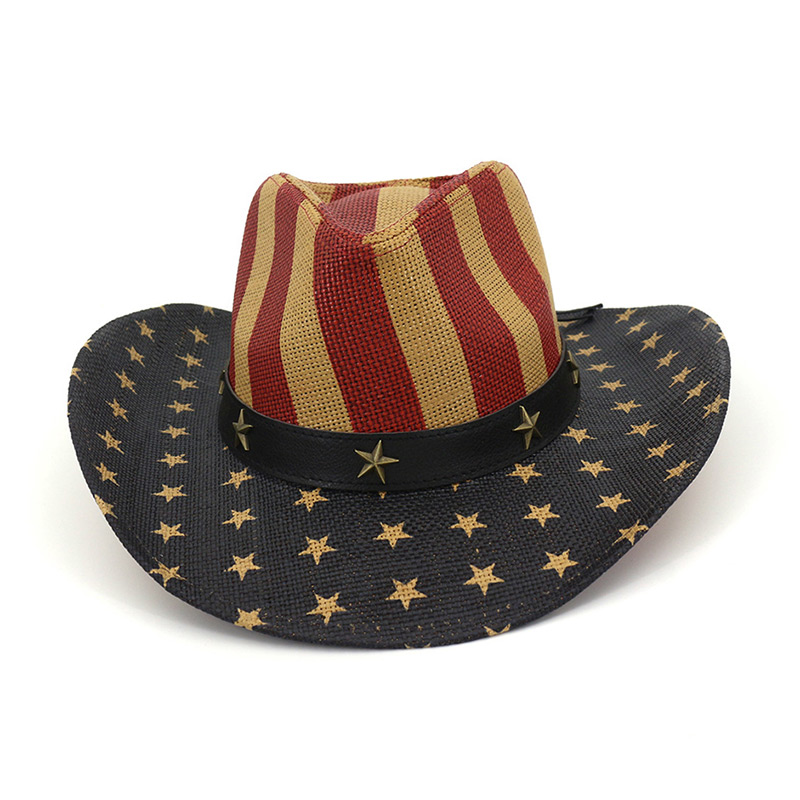 Tandai Cetak Topi Jerami Koboi