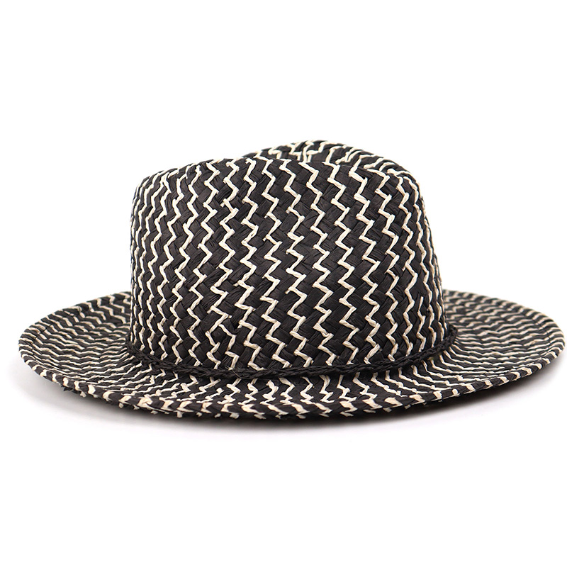Topi Jerami Kertas Tenun Tangan Fedora Sun