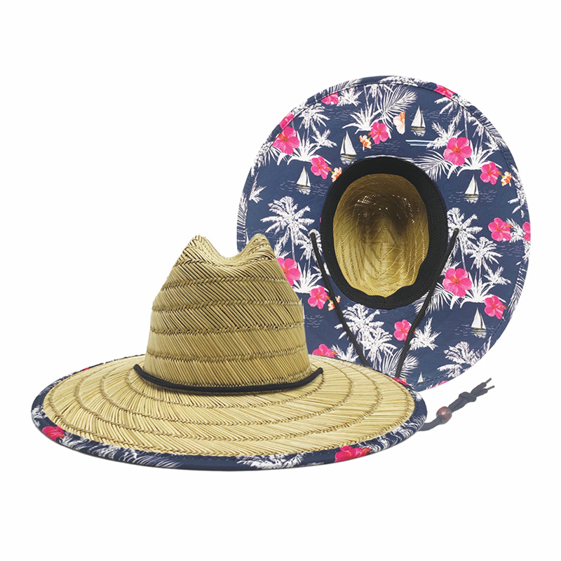 Topi Jerami Mens Flora