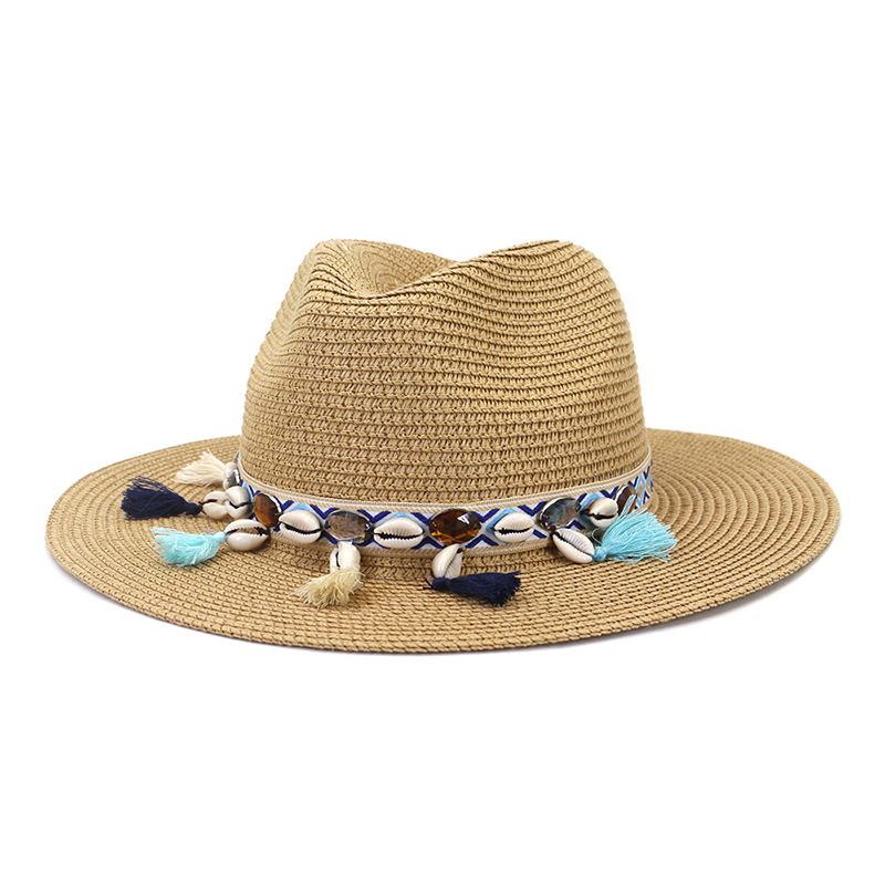 Topi Jerami Shell Tassuel Panama Sun